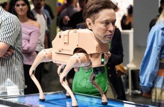 Beeple Brings Tech Billionaires as Pooping Robotic Canine to Miami