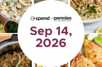 Weekly Meal Plan Sep 14, 2026
